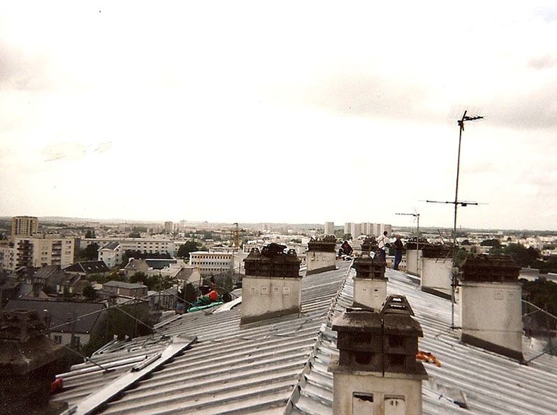 chantier de couverture en zinc à brest